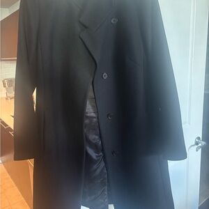 Reiss Women’s Elegant Black Cashmere Peacoat